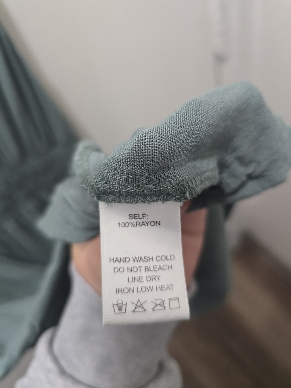 ​ee:some Sage Green Tiered Mini Dress - Picture 6 of 10